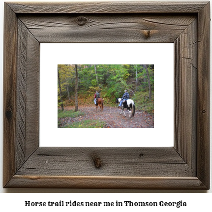 horse trail rides near me in Thomson, Georgia